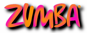 Text graphics of the word “Zumba”