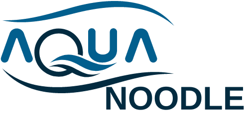 Logo of an aquatic fitness class called Aqua Noodle