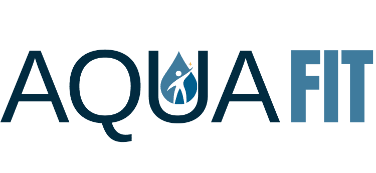 Logo of an aquatic fitness class called Aqua Fit