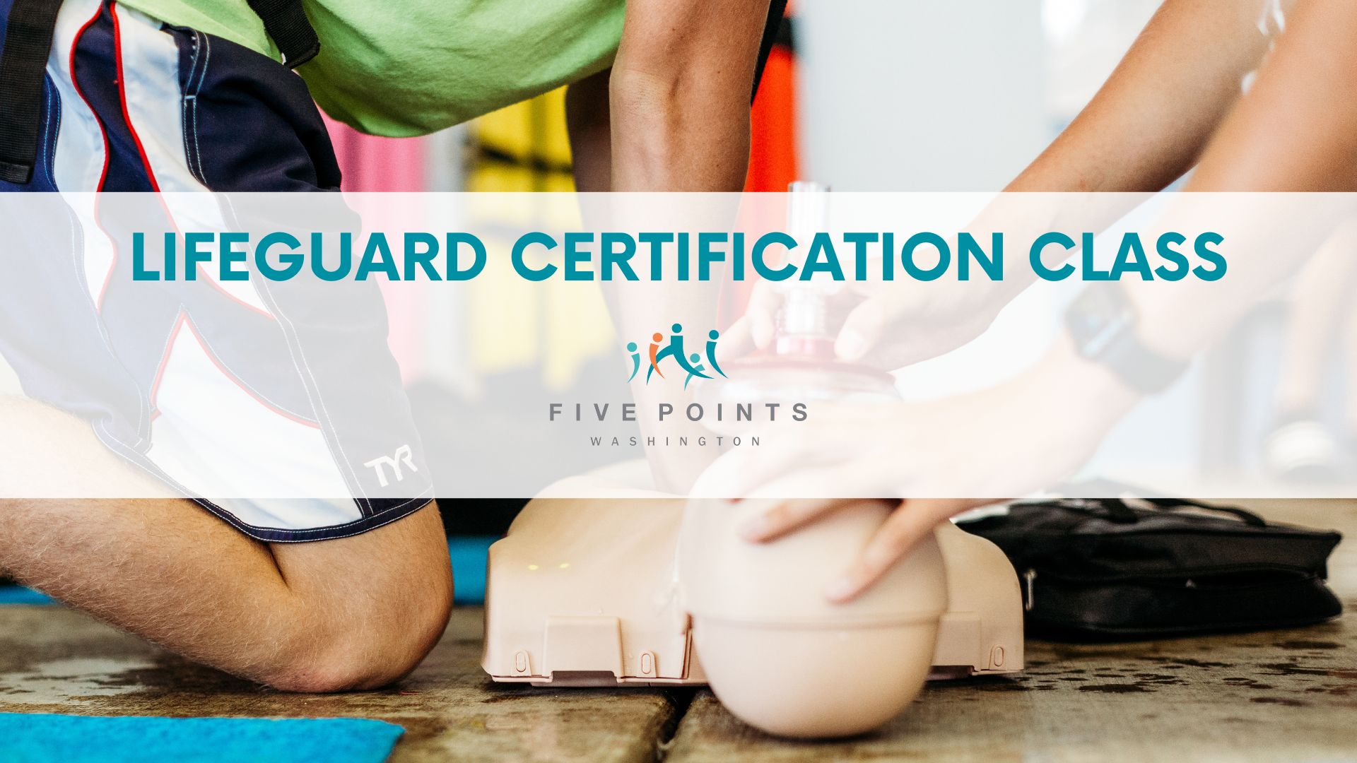 Lifeguard certification class flyer