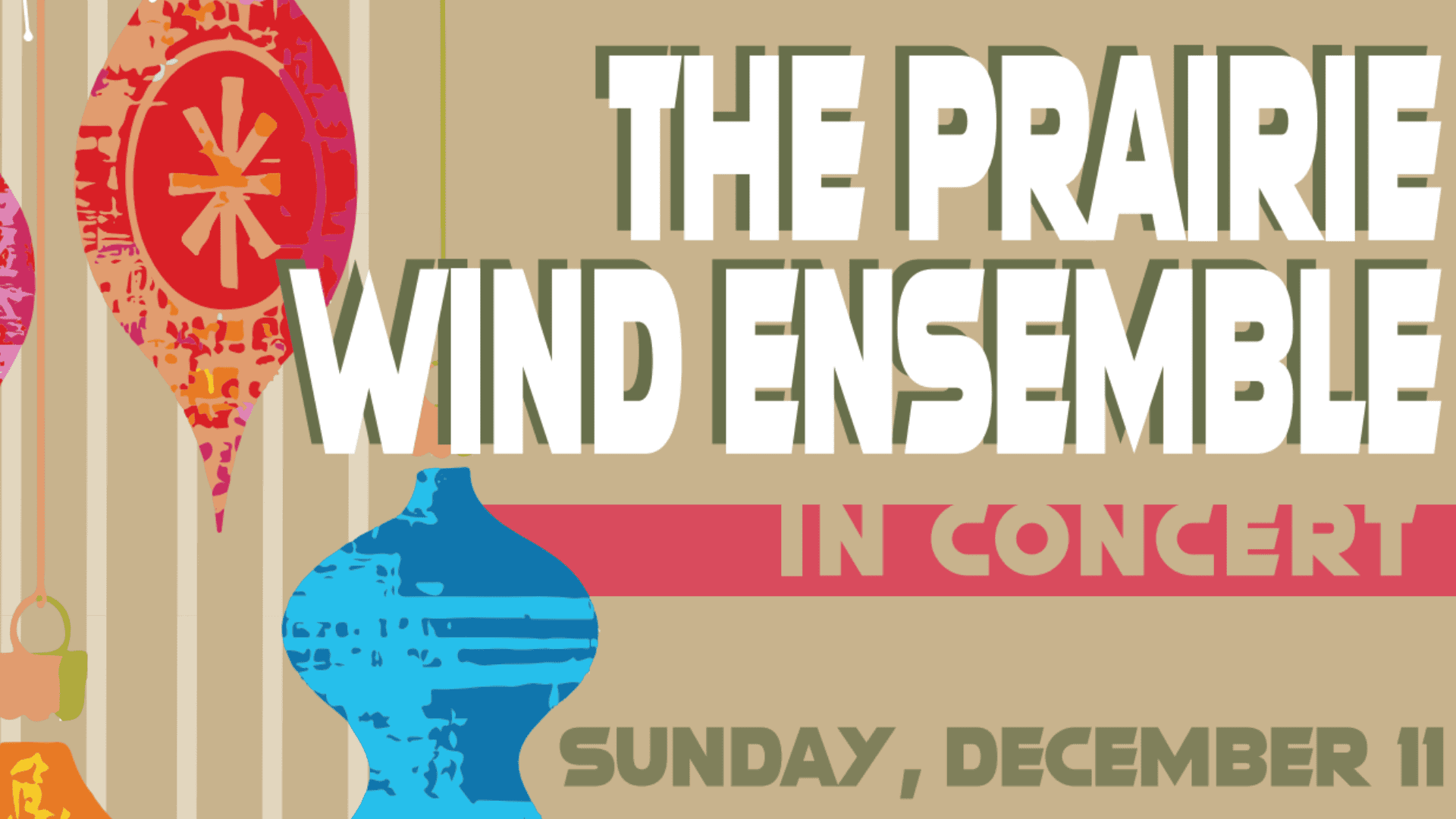 A flyer about the information about The Prairie wind ensemble