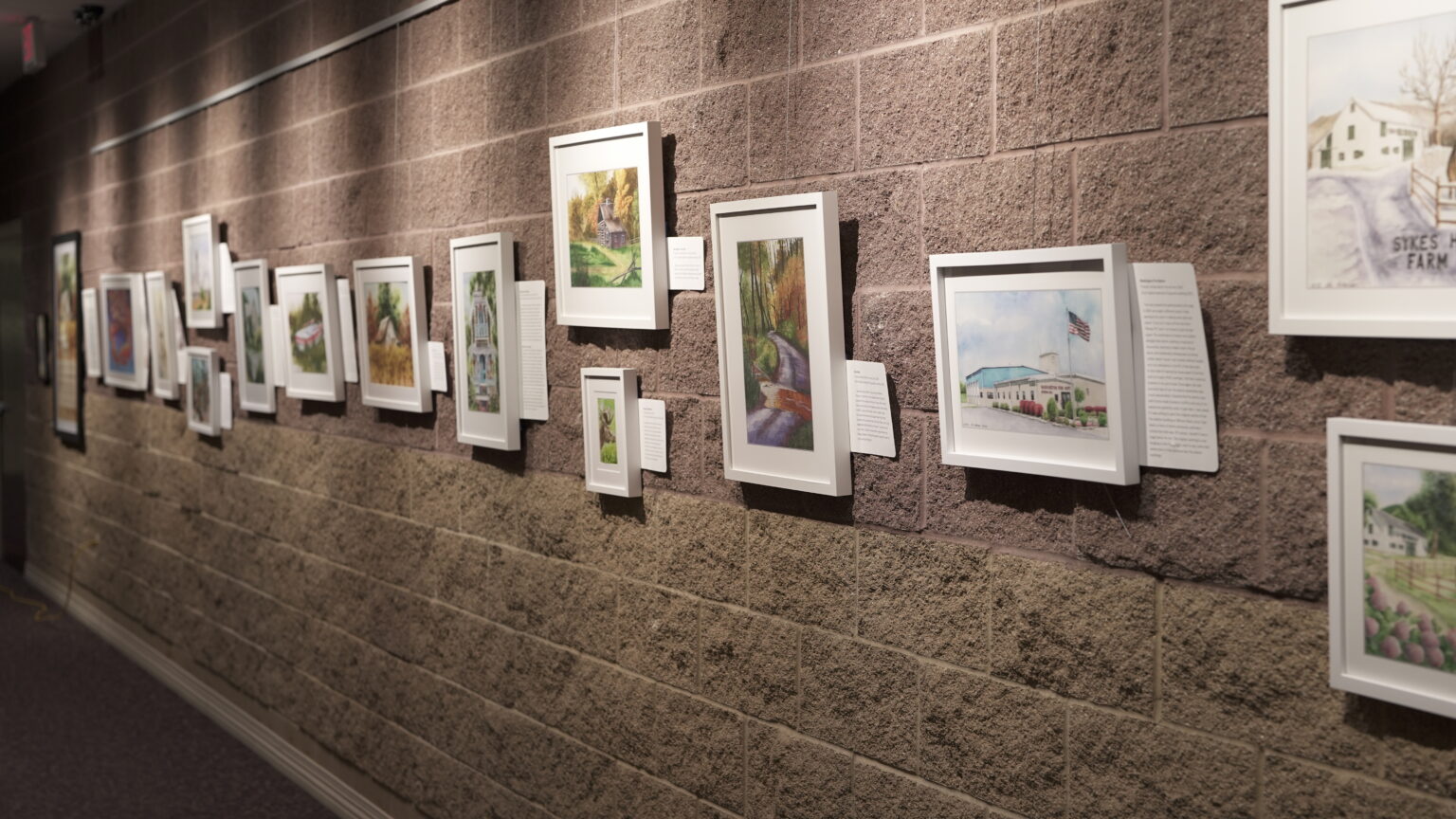 Community Gallery Wall | Local Art Exhibition Space by FPW