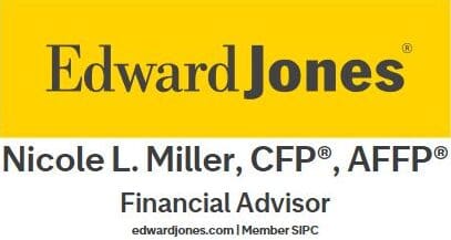 Edward Jones financial advisor promotional text.