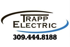 Trapp Electric logo with phone number